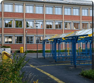 School building exterior